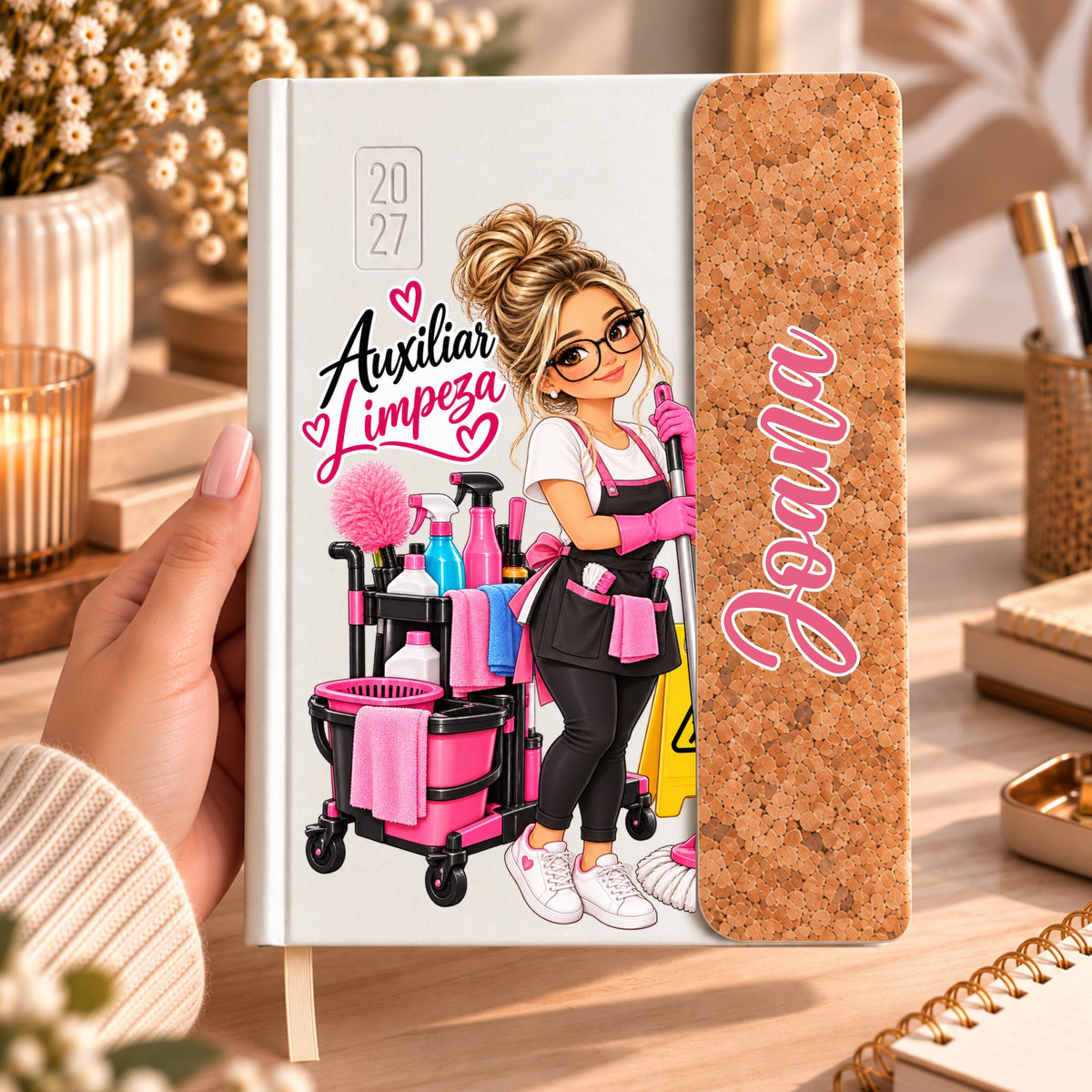 Agenda A5 2027 Personalizada | Profissões