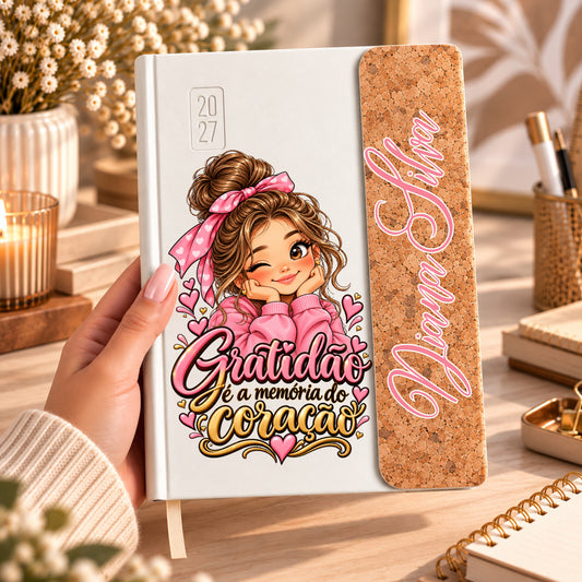 Agenda Gratidão | Personalizado com nome
