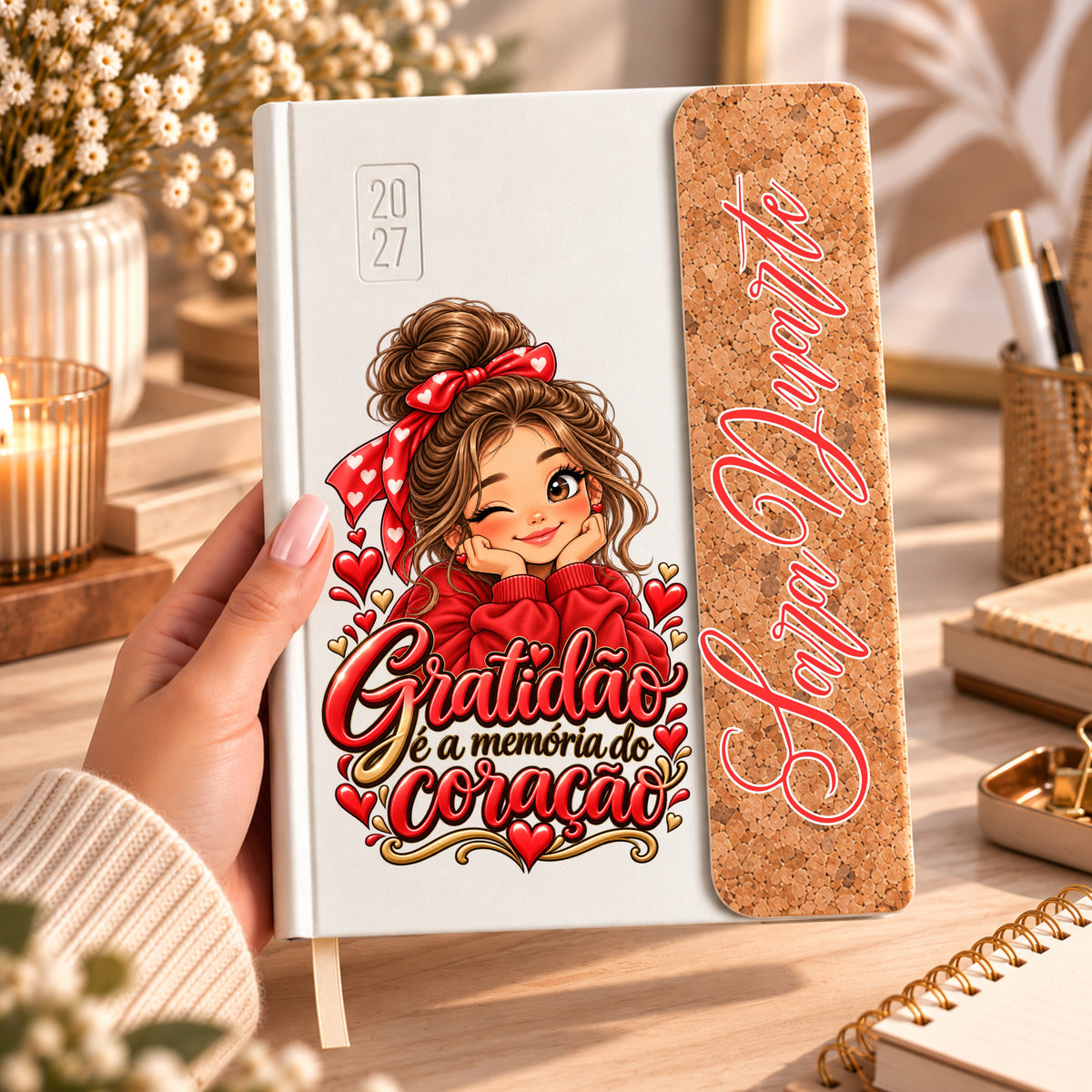 Agenda Gratidão | Personalizado com nome