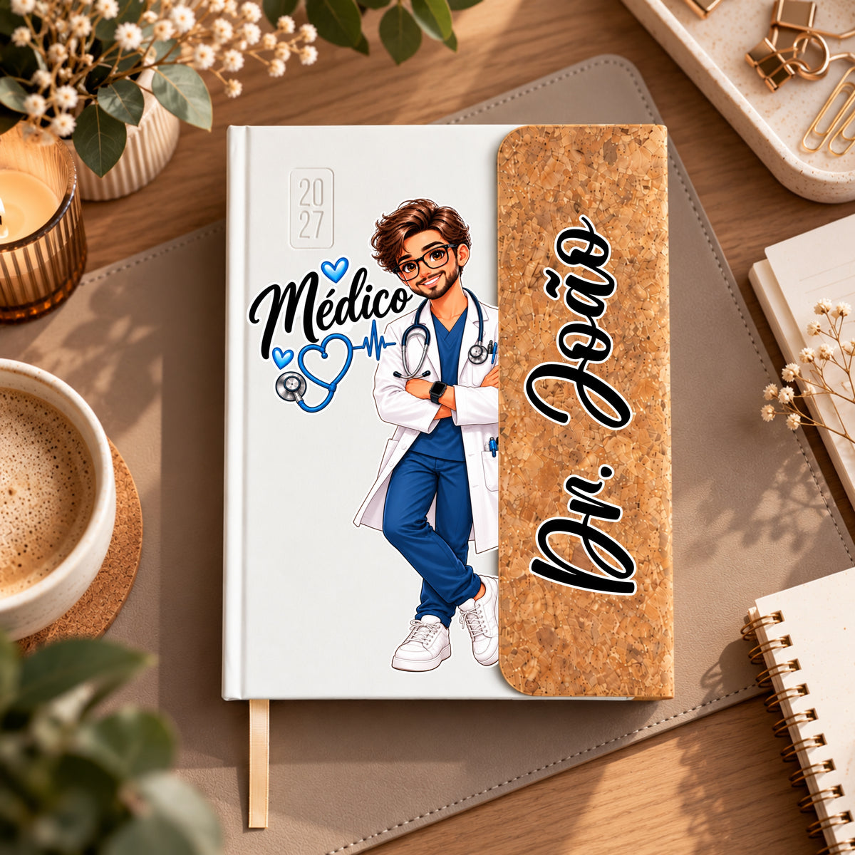 Agenda A5 2027 Personalizada | Profissões