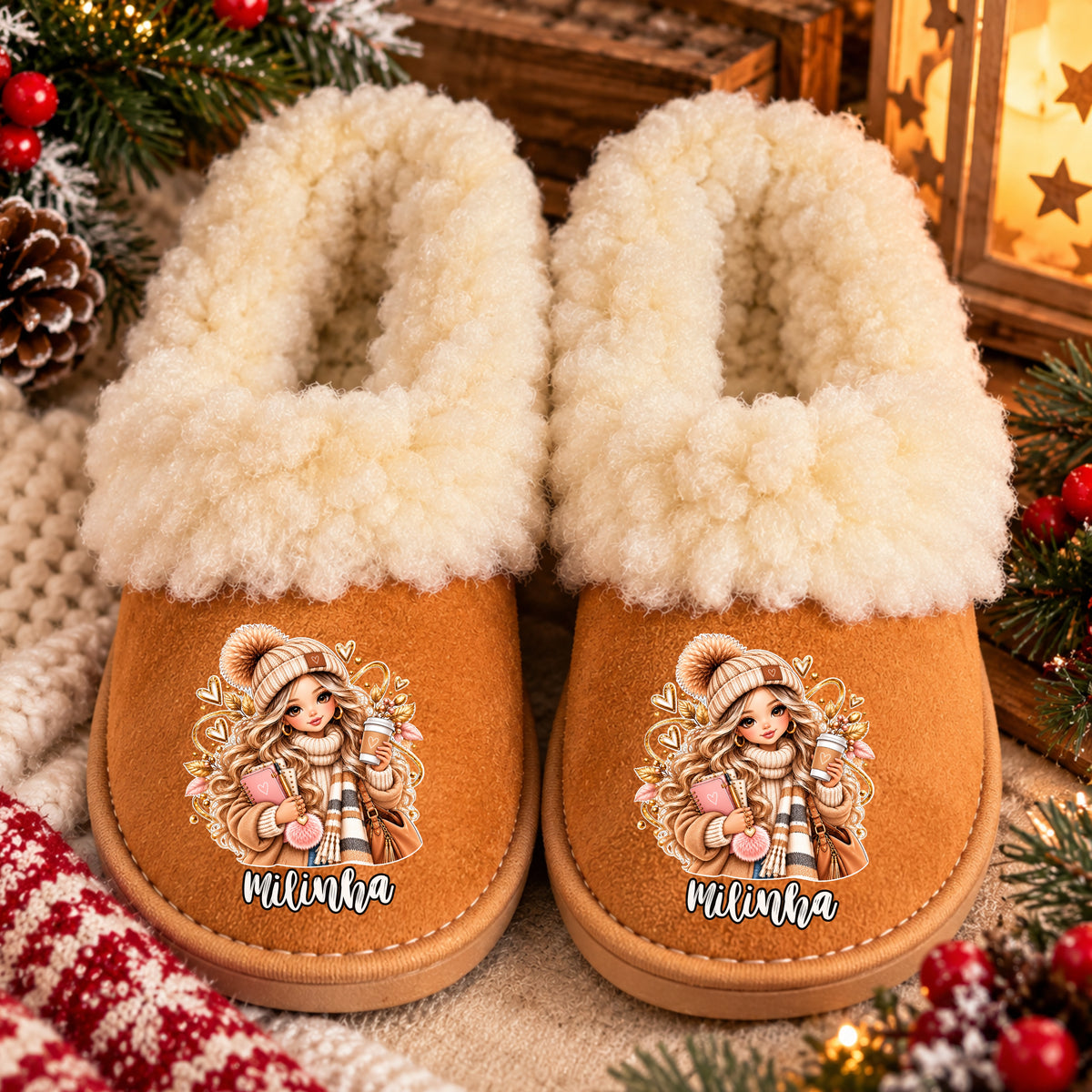 Pantufas Personalizadas '' Boho Chic ''