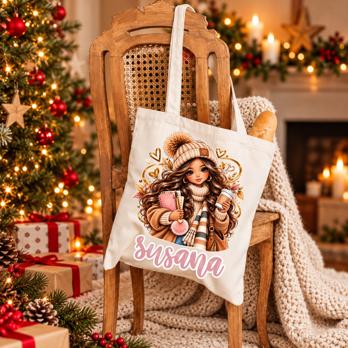 Tote Bag Personalizada '' Boho Chic ''