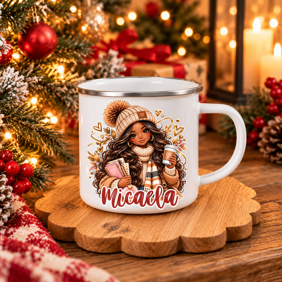Caneca Inox Personalizada '' Boho Chic ''