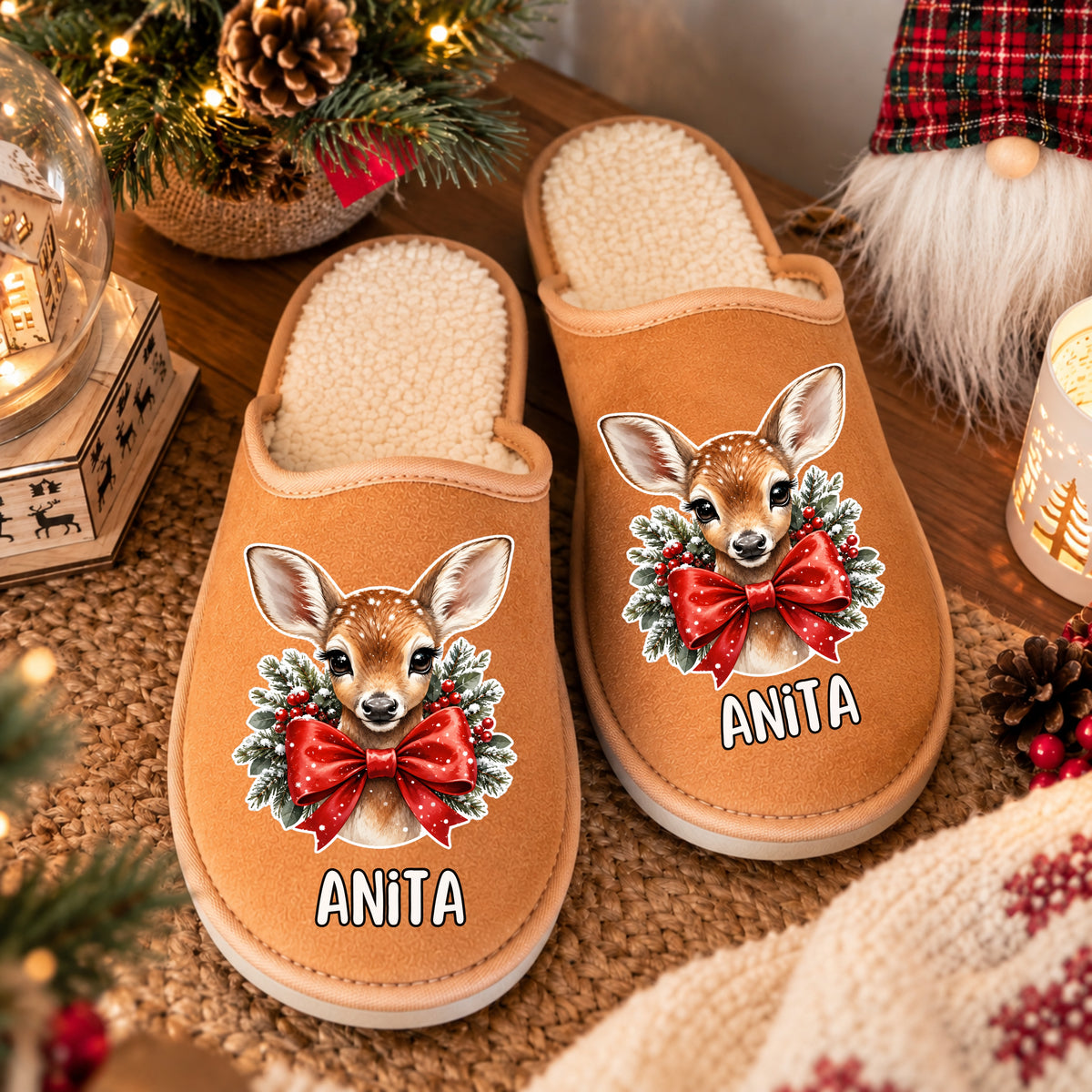 Chinelos Personalizados '' Bambi Winter ''