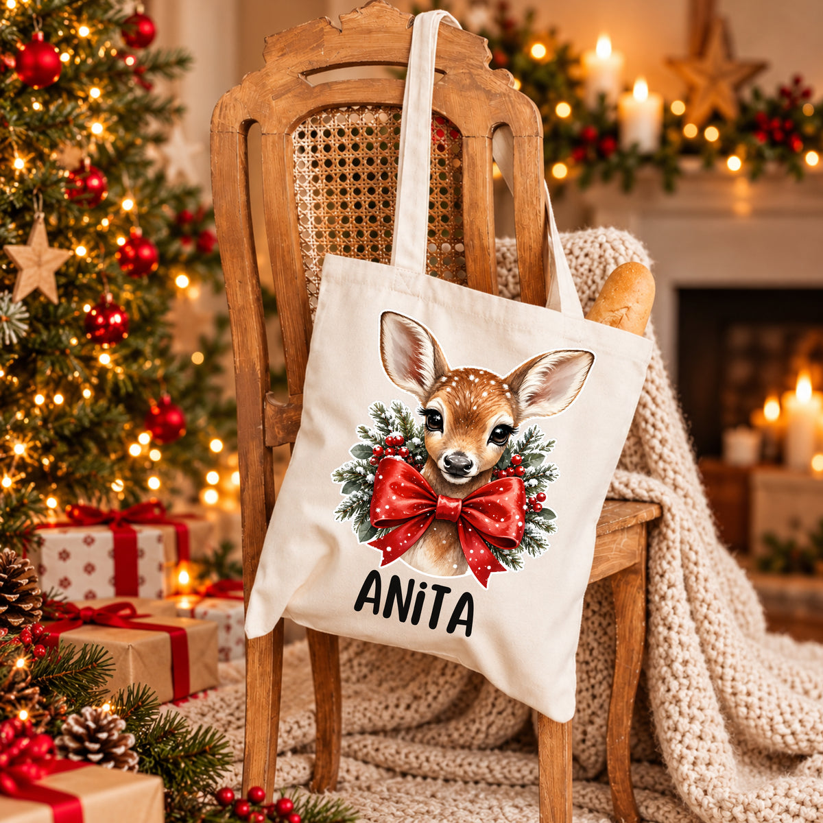 Tote Bag Personalizada '' Bambi Winter ''