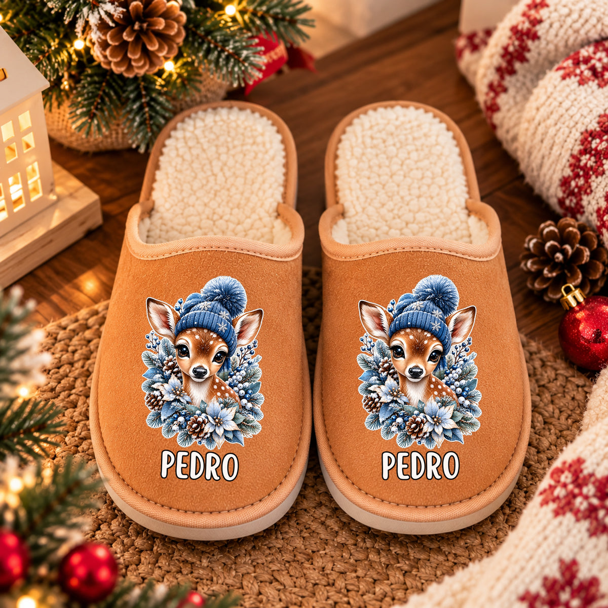 Chinelos Personalizados '' Bambi Winter ''