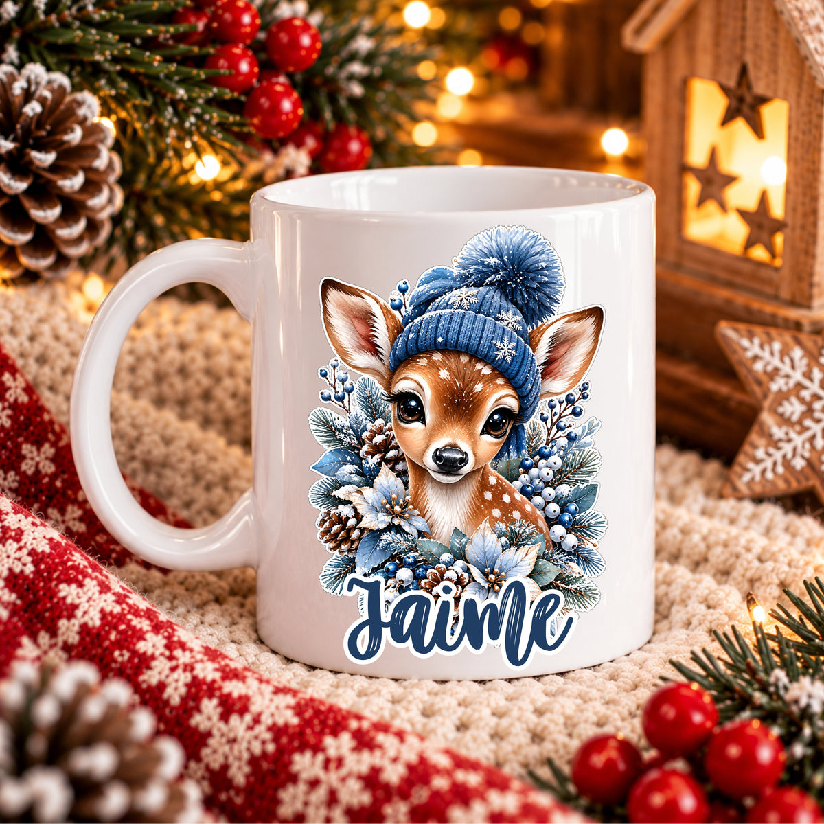 Caneca Personalizada '' Bambi Winter ''