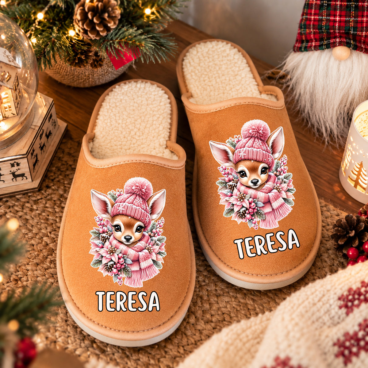 Chinelos Personalizados '' Bambi Winter ''