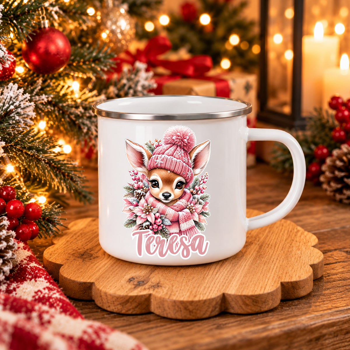 Caneca Inox Personalizada '' Bambi Winter ''