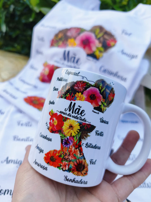 ✨ 🌸 Caneca  - Coleção Raizes