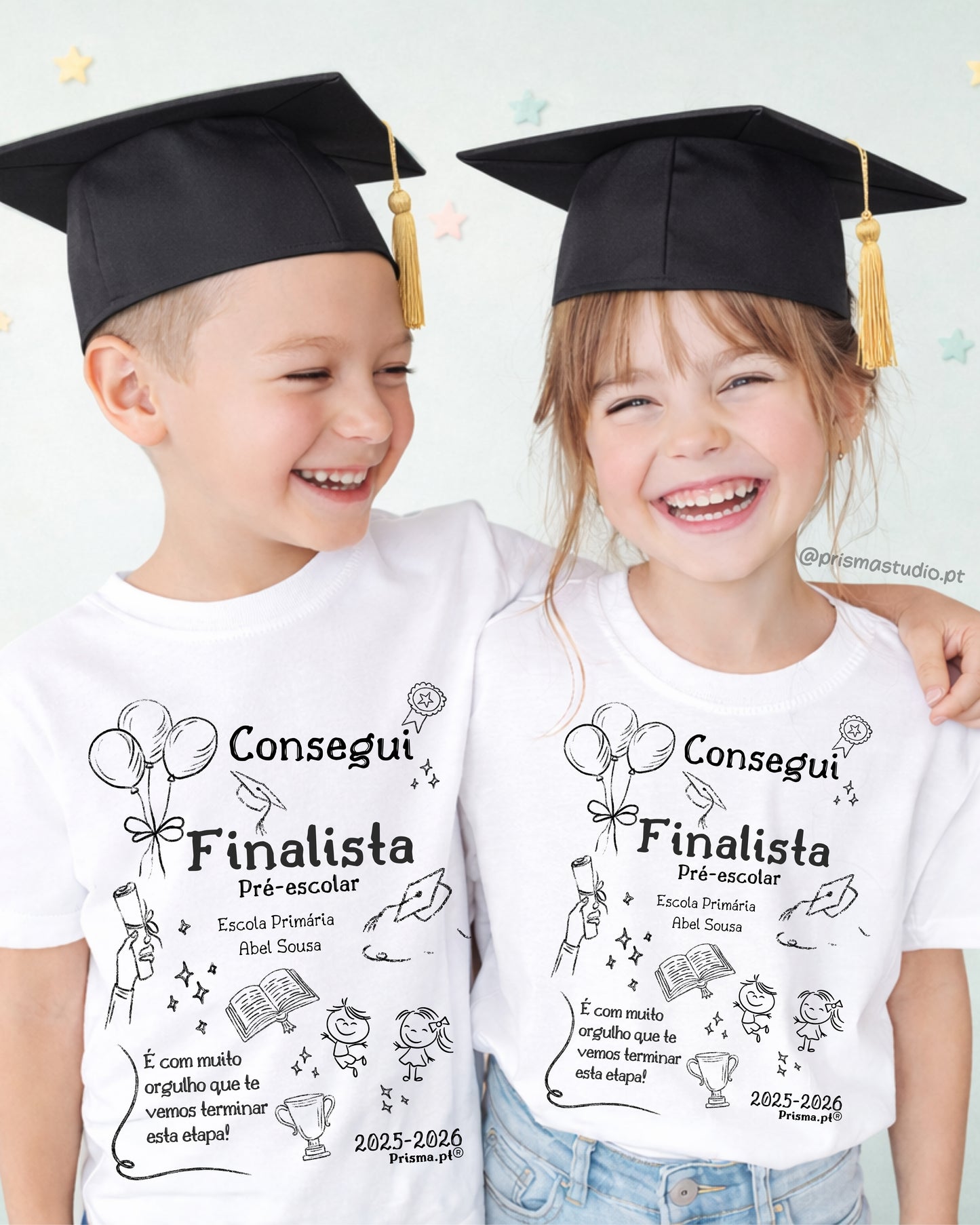 T-SHIRT FINALISTAS 2026 - MODELO EXCLUSIVO