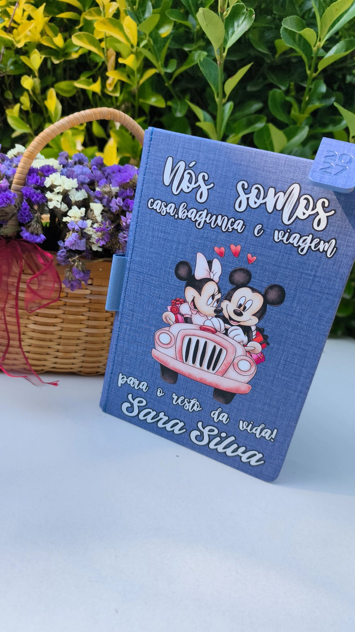 Agenda A5 2027 Personalizada | Bagunça + Nome