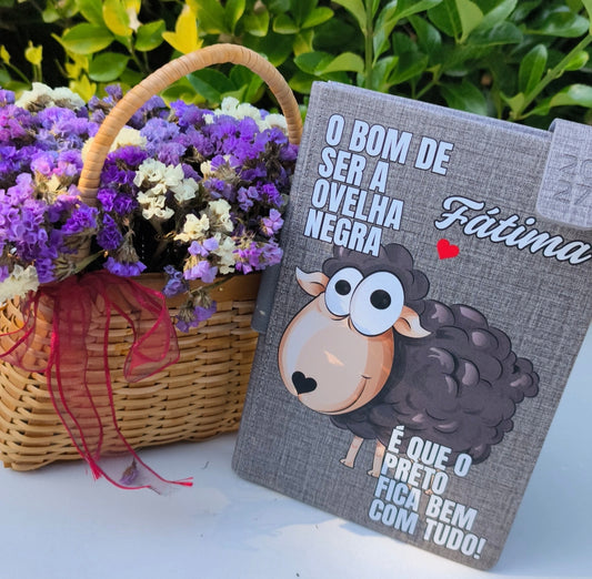 Agenda A5 2027 Personalizada | Ovelha Negra + Nome