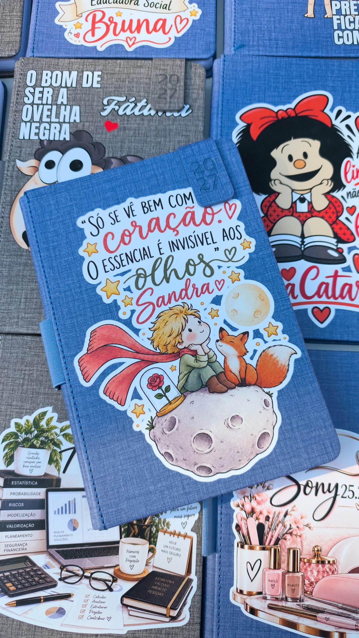 Agenda A5 2027 Personalizada | O Principezinho + Nome