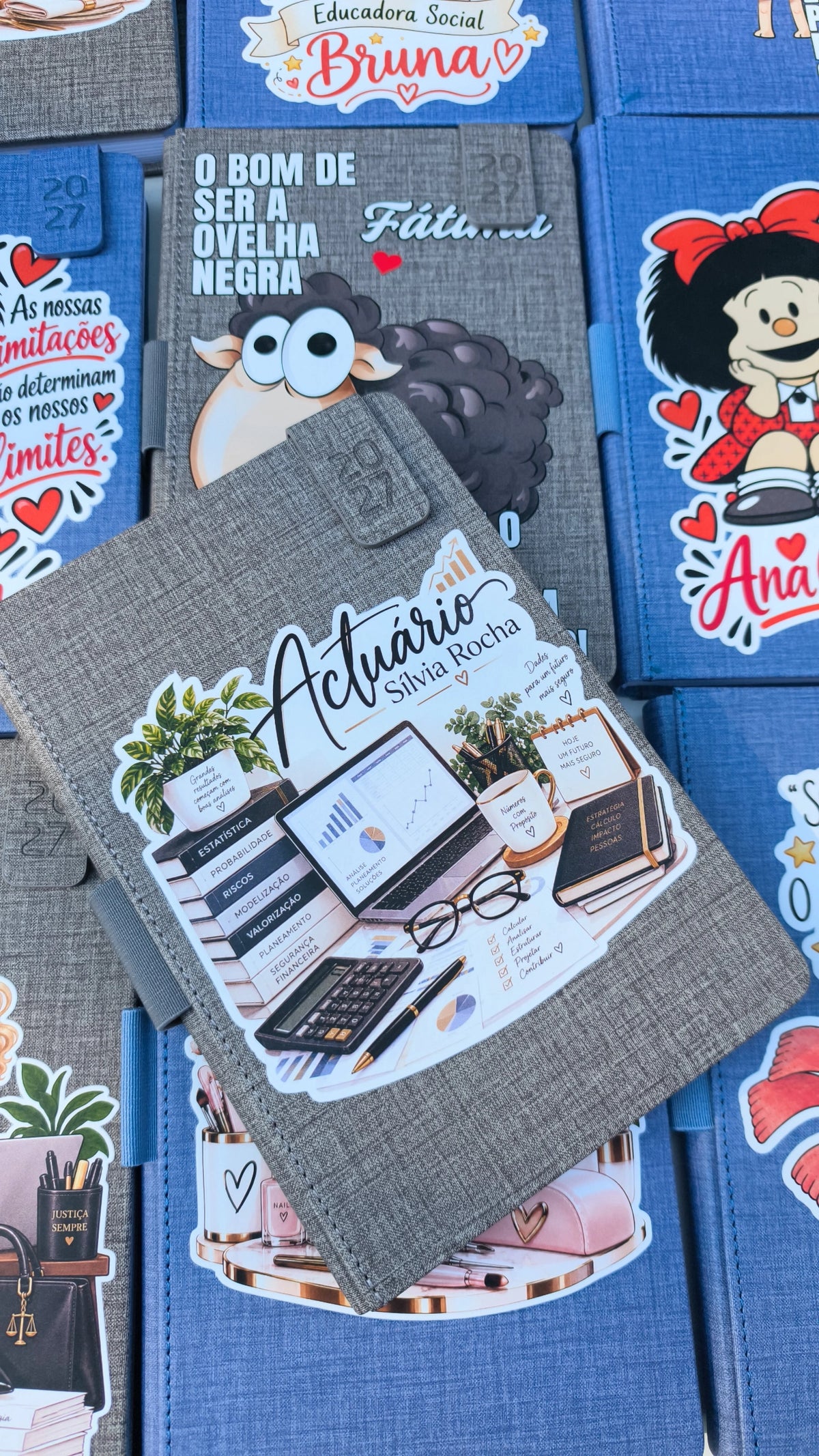Agenda A5 2027 Personalizada | Nome e Profissão à tua escolha