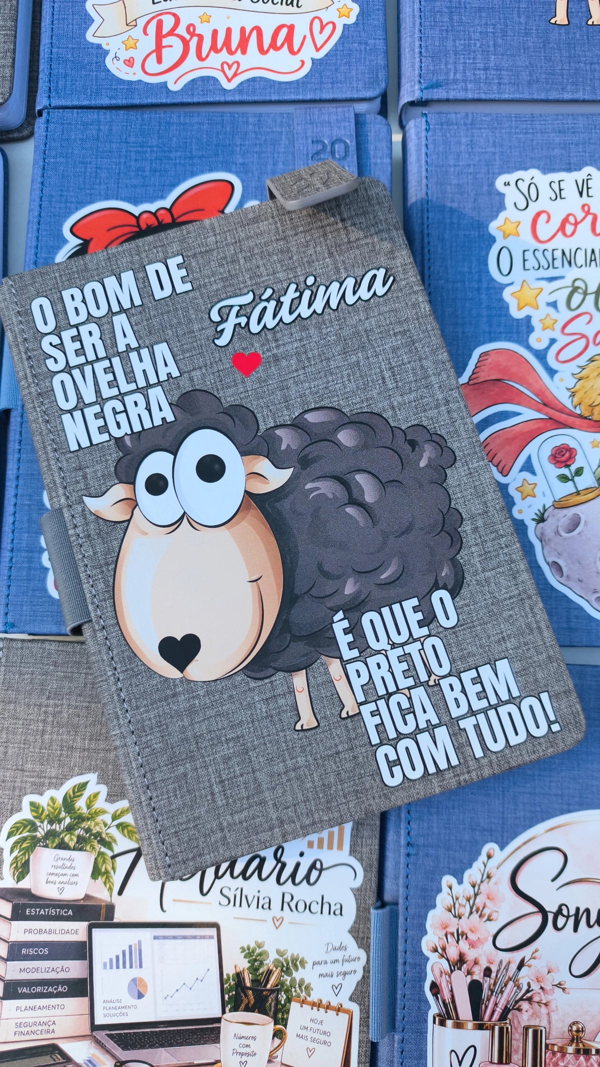 Agenda A5 2027 Personalizada | Ovelha Negra + Nome