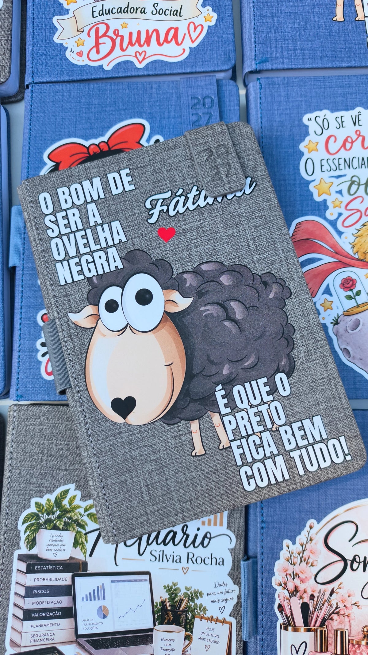 Agenda A5 2027 Personalizada | Ovelha Negra + Nome