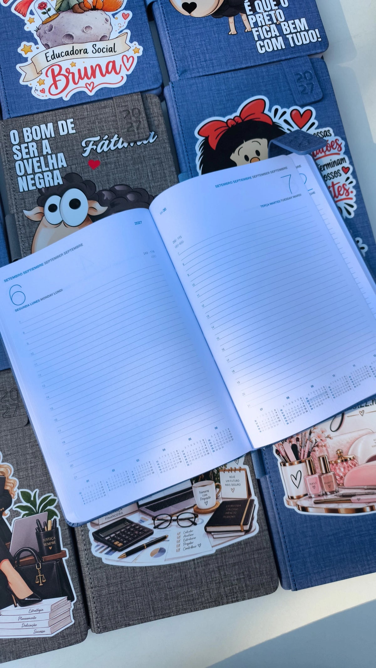 Agenda A5 2027 Personalizada | Nome e Profissão à tua escolha