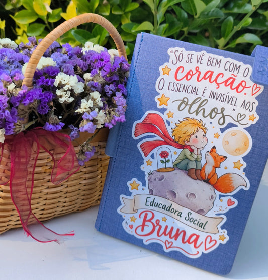 Agenda A5 2027 Personalizada | O Principezinho + Nome